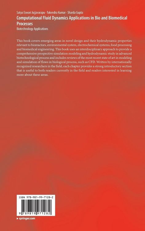 Produktbild: Computational Fluid Dynamics Applications in Bio and Biomedical Processes