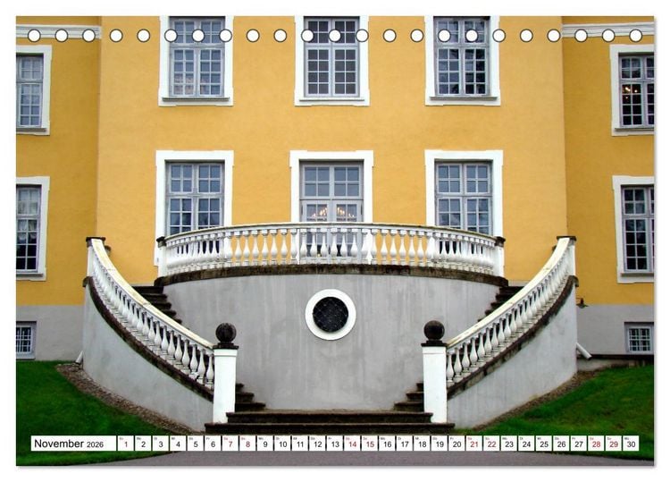 Produktbild: Perlen des Baltikums - Herrenh&auml;user in Estland und Lettland (Tischkalender 2026 DIN A5 quer), CALVENDO Monatskalender