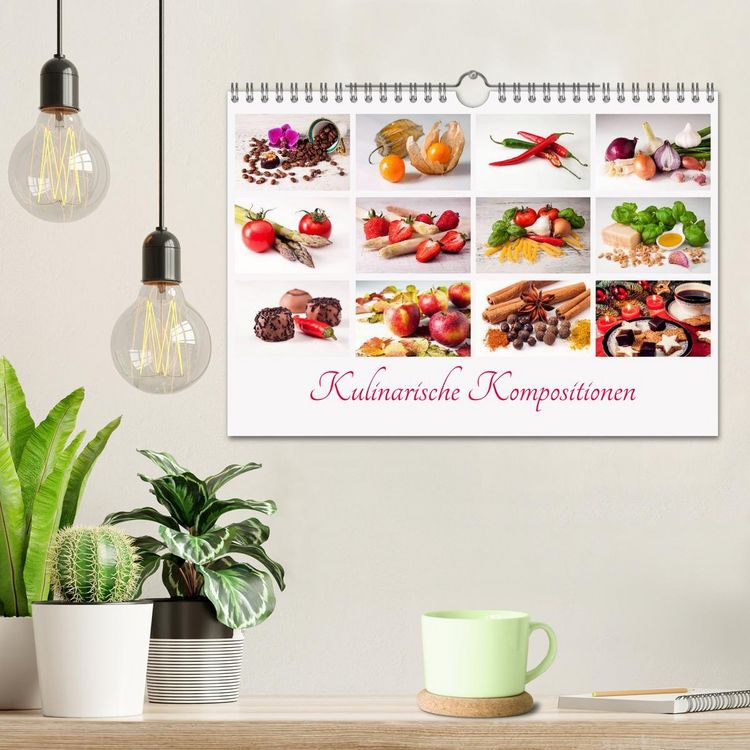 Produktbild: Kulinarische Kompositionen (Wandkalender 2026 DIN A4 quer), CALVENDO Monatskalender