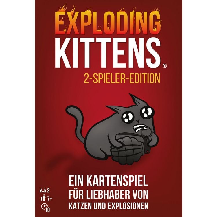 Produktbild: Exploding Kittens 2-Spieler-Edition (Einzelartikel) DE