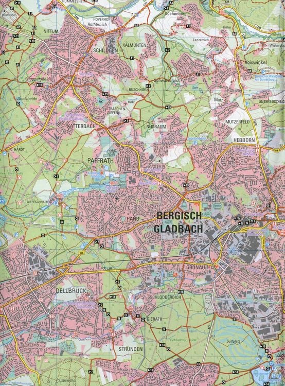 Produktbild: NRW Wanderkarte 03 Bergisch-Gladbach, K&ouml;nigsforst, Lindlar, Overath 1 : 25 000