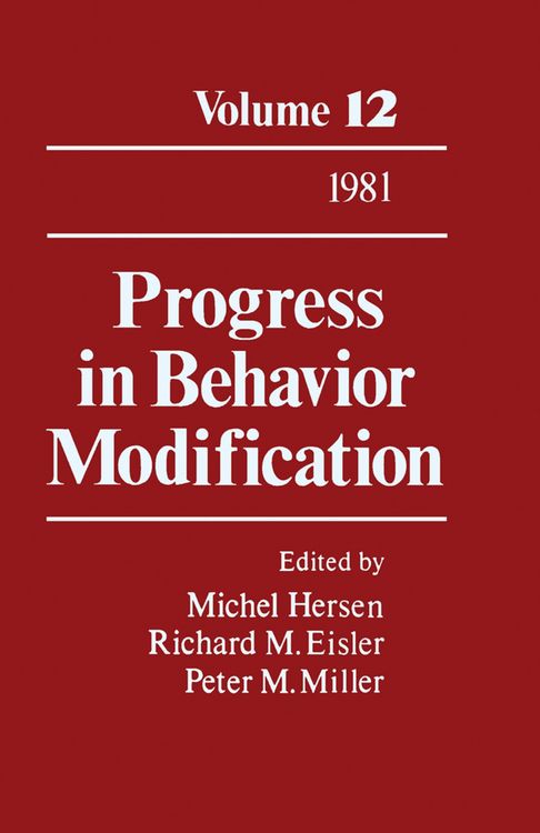Produktbild: Progress in Behavior Modification