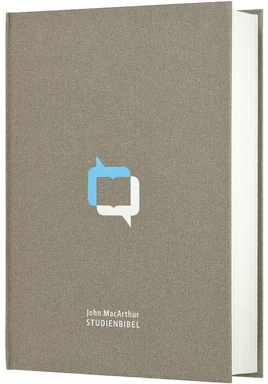 Produktbild: MacArthur Studienbibel &ndash; Schlachter 2000 (Hardcover, grau)