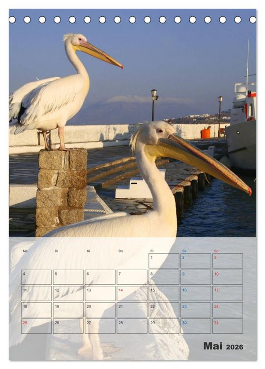Produktbild: Griechisches Allerlei (Tischkalender 2026 DIN A5 hoch), CALVENDO Monatskalender