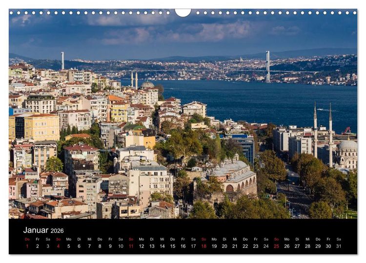 Produktbild: Unterwegs in Istanbul (Wandkalender 2026 DIN A3 quer), CALVENDO Monatskalender