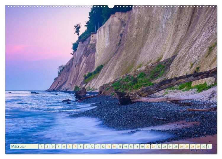 Produktbild: Insel R&uuml;gen - Malerische Kreidek&uuml;ste (hochwertiger Premium Wandkalender 2027 DIN A2 quer), Kunstdruck in Hochglanz