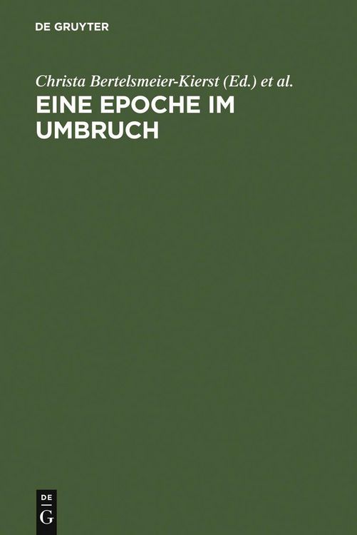 Produktbild: Eine Epoche im Umbruch