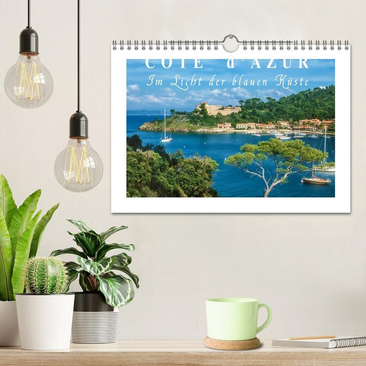 Produktbild: Cote d'Azur - Im Licht der blauen K&uuml;ste (Wandkalender 2026 DIN A4 quer), CALVENDO Monatskalender