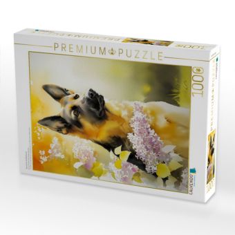 Produktbild: CALVENDO Puzzle Deutscher Sch&auml;ferhund | 1000 Teile Lege-Gr&ouml;&szlig;e 64x48cm Foto-Puzzle f&uuml;r gl&uuml;ckliche Stunden