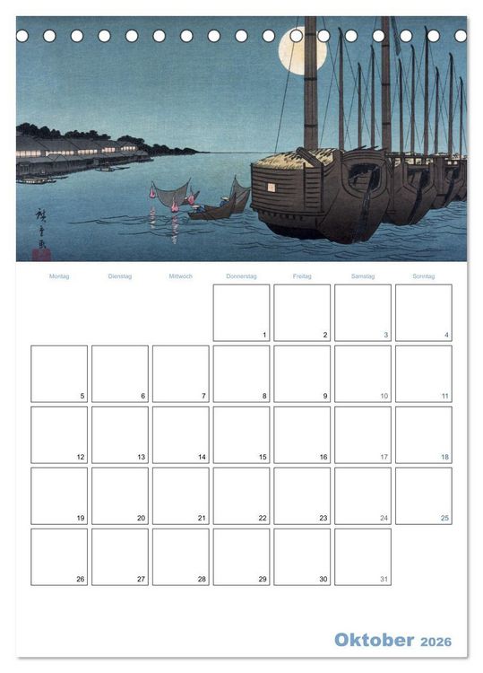 Produktbild: Segelschiffe - mit Planerfunktion (Tischkalender 2026 DIN A5 hoch), CALVENDO Monatskalender