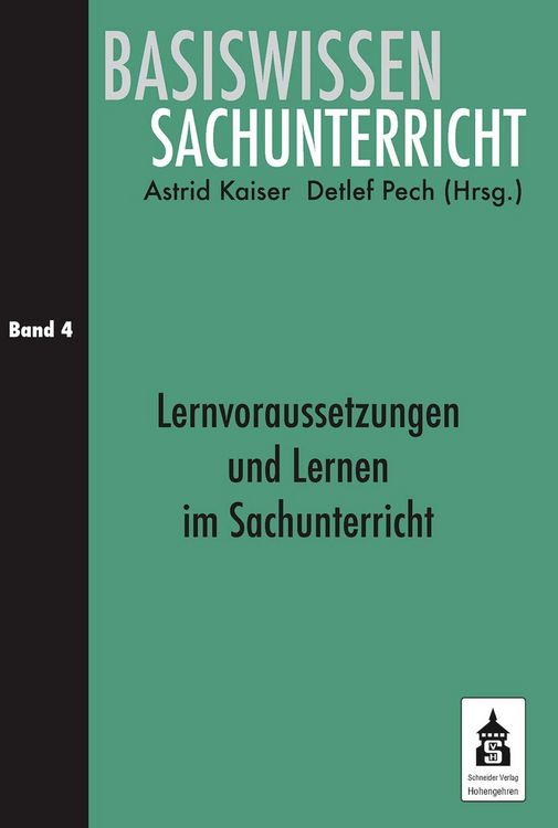 Produktbild: Lernvoraussetzungen und Lernen im Sachunterricht