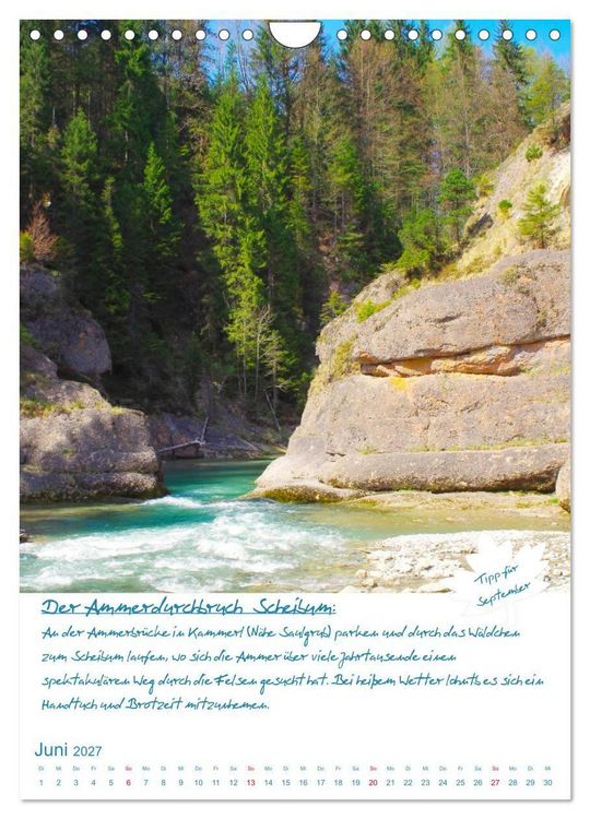 Produktbild: Dahoam erleben! Einmalige Wander-und Naturerlebnisse in Oberbayern (Wandkalender 2027 DIN A4 hoch), CALVENDO Monatskalender