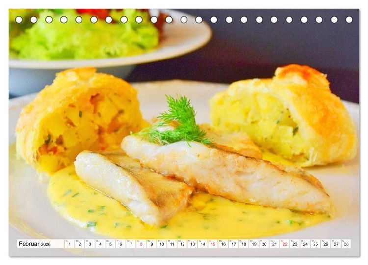 Produktbild: Bistronomie. Impressionen aus der gehobenen K&uuml;che (Tischkalender 2026 DIN A5 quer), CALVENDO Monatskalender