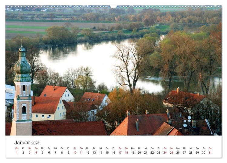 Produktbild: Straubing, liebenswerte Stadt im G&auml;uboden (Wandkalender 2026 DIN A2 quer), CALVENDO Monatskalender