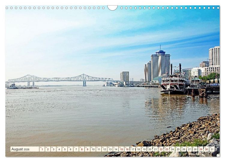 Produktbild: So sch&ouml;n ist New Orleans (Wandkalender 2026 DIN A3 quer), CALVENDO Monatskalender