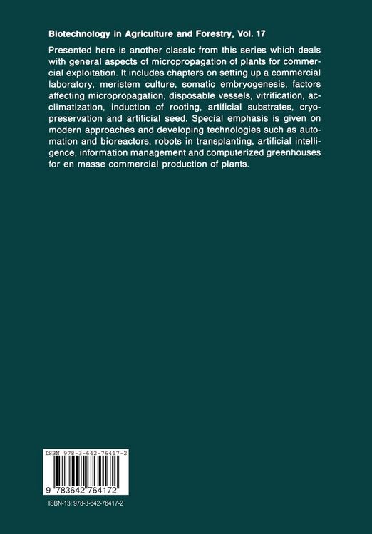 Produktbild: High-Tech and Micropropagation I