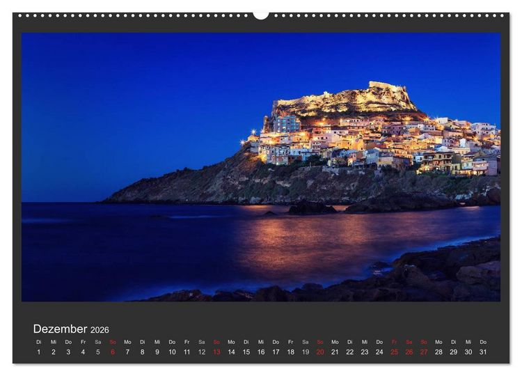 Produktbild: Sardinien - Traumstr&auml;nde am Mittelmeer (hochwertiger Premium Wandkalender 2026 DIN A2 quer), Kunstdruck in Hochglanz