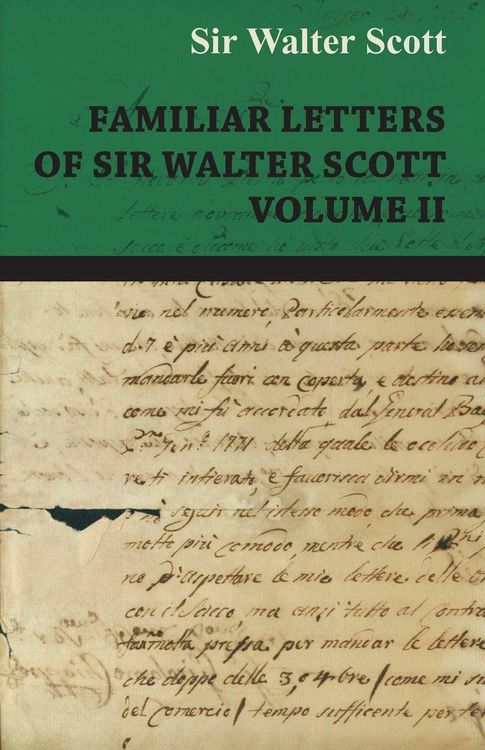 Produktbild: Familiar Letters of Sir Walter Scott - Volume II