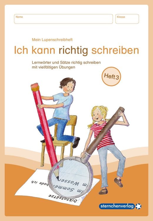 Produktbild: Mein Lupenschreibheft 3 - Ich kann richtig schreiben -