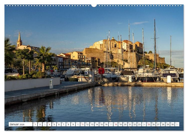 Produktbild: Korsika - Calvi und die Balagne (hochwertiger Premium Wandkalender 2026 DIN A2 quer), Kunstdruck in Hochglanz