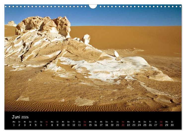 Produktbild: Weisse W&uuml;ste &Auml;gypten (Wandkalender 2026 DIN A3 quer), CALVENDO Monatskalender
