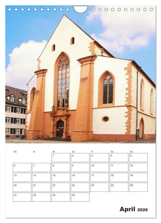 Produktbild: Freiburg - Reiseplaner (Wandkalender 2026 DIN A4 hoch), CALVENDO Monatskalender