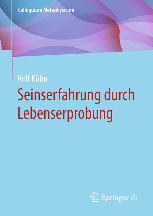Produktbild: Seinserfahrung durch Lebenserprobung
