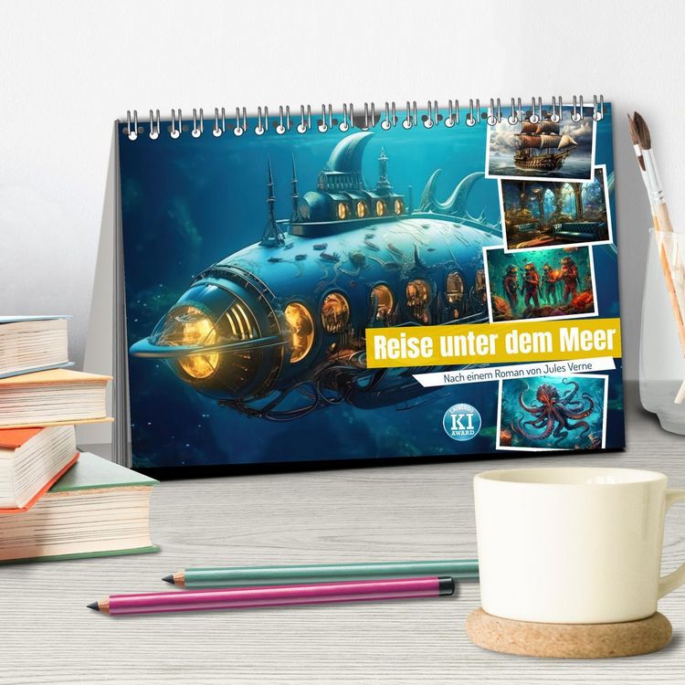Produktbild: Reise unter dem Meer (Tischkalender 2026 DIN A5 quer), CALVENDO Monatskalender