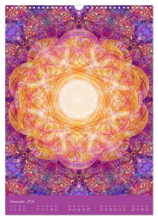 Produktbild: FLORALE MANDALAS (Wandkalender 2026 DIN A3 hoch), CALVENDO Monatskalender