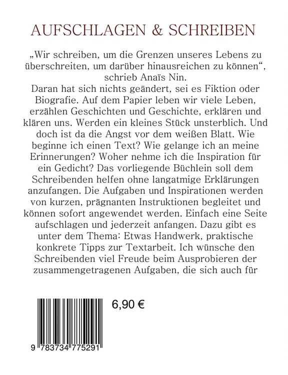 Produktbild: Aufschlagen und Schreiben