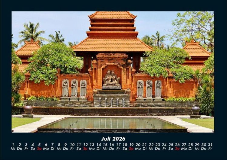 Produktbild: Tempel 2026 Fotokalender DIN A4
