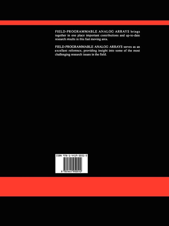 Produktbild: Field-Programmable Analog Arrays
