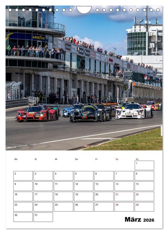 Produktbild: PROTOTYPE RACING am N&uuml;rburgring (Wandkalender 2026 DIN A4 hoch), CALVENDO Monatskalender