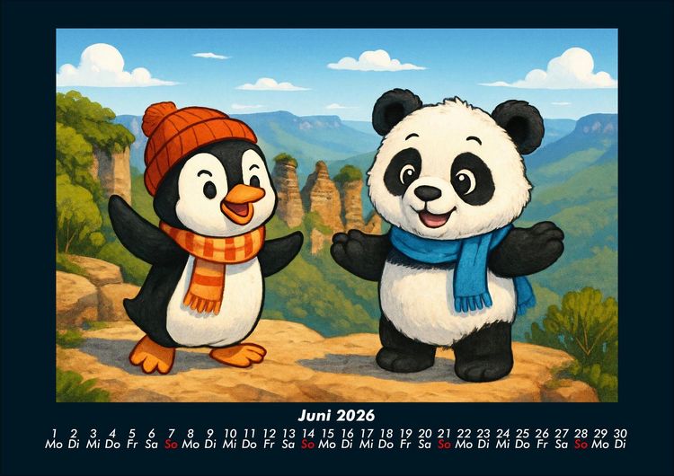 Produktbild: Pico & Pippin in Australien 2026 Fotokalender DIN A4