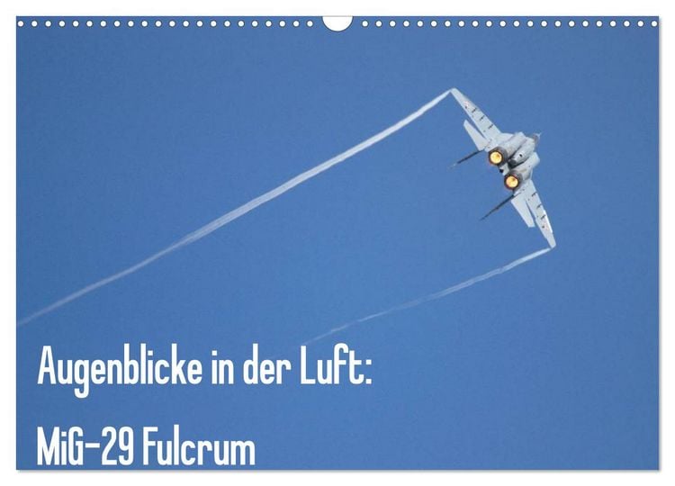 Produktbild: Augenblicke in der Luft: MiG-29 Fulcrum (Wandkalender 2026 DIN A3 quer), CALVENDO Monatskalender