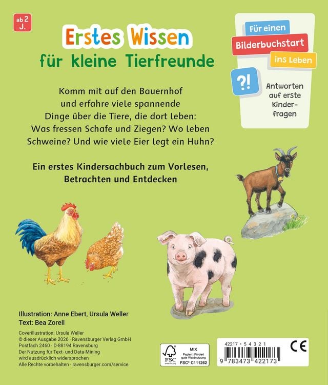 Produktbild: Entdecke die Bauernhoftiere
