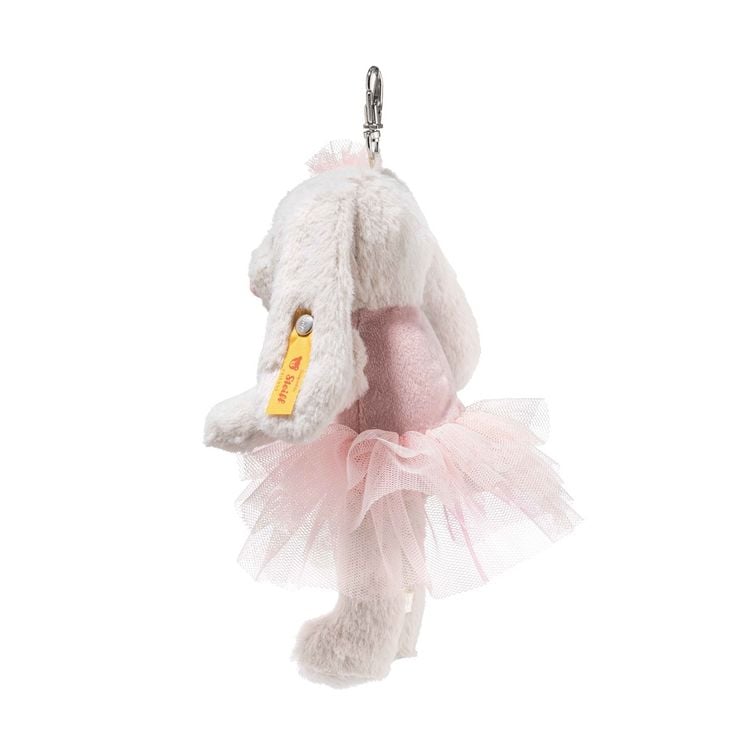 Produktbild: Steiff 112614 - Anh&auml;nger Hoppie Balletthase, wei&szlig;/rosa, Pl&uuml;sch-Schl&uuml;sselanh&auml;nger, 16 cm