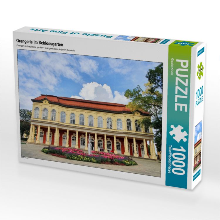 Produktbild: CALVENDO Puzzle Orangerie im Schlossgarten | 1000 Teile Lege-Gr&ouml;&szlig;e 64x48cm Foto-Puzzle f&uuml;r gl&uuml;ckliche Stunden