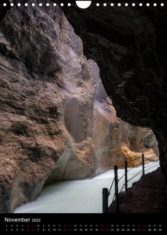 Produktbild: Impressionen aus der Partnachklamm (Wandkalender 2022 DIN A4 hoch)