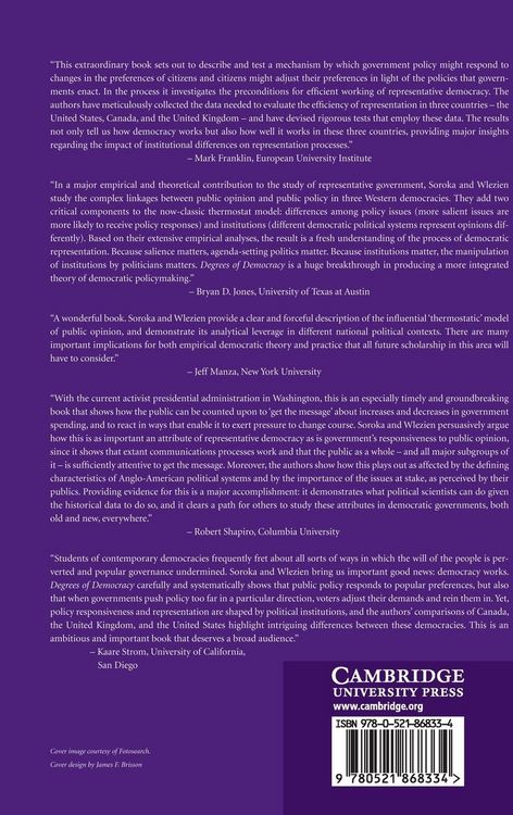 Produktbild: Degrees of Democracy