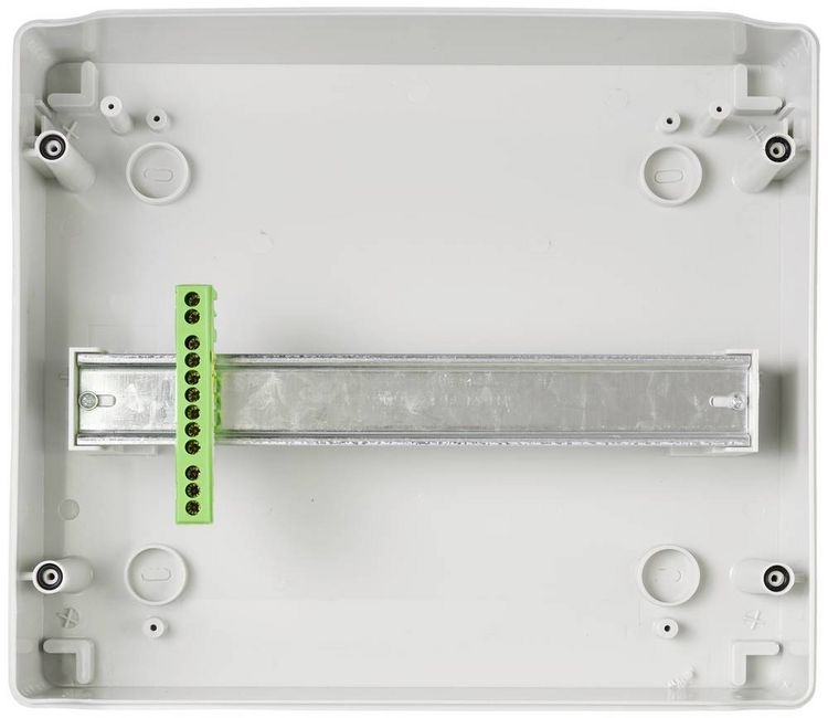 Produktbild: Sygonix SY-5491854 Kleinverteiler Oberfl&auml;chenmontage Anzahl Teilungen = 12 Anzahl Reihen = 1 Inhalt 1 St.