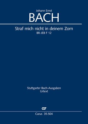 Produktbild: Straf mich nicht mit deinem Zorn (Klavierauszug)