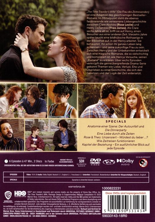 Produktbild: The Time Traveler's Wife - Die komplette erste Staffel [2 DVDs]