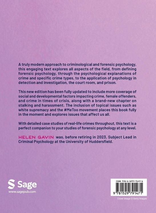 Produktbild: Criminological and Forensic Psychology