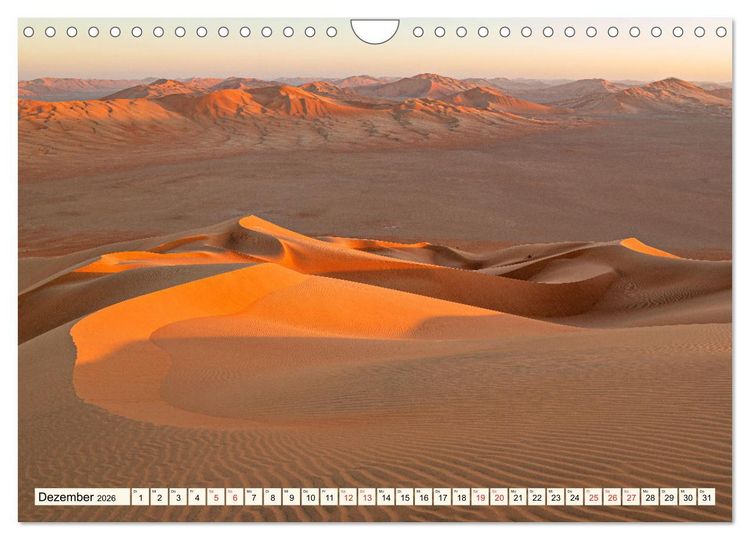 Produktbild: Rub al-Chali Oman (Wandkalender 2026 DIN A4 quer), CALVENDO Monatskalender