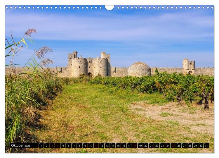 Produktbild: Camargue - Im Land der wei&szlig;en Pferde und schwarzen Stiere (Wandkalender 2026 DIN A3 quer), CALVENDO Monatskalender