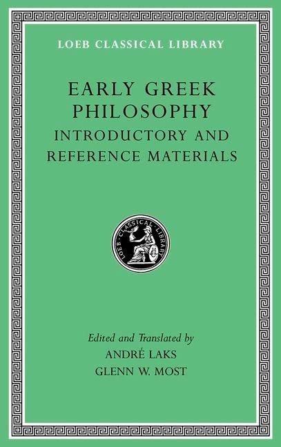 Produktbild: Early Greek Philosophy, Volume I - Introductory and Reference Materials