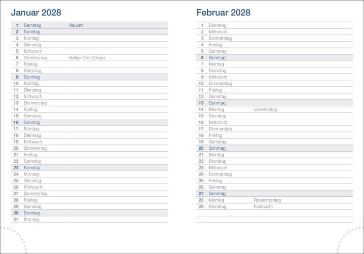 Produktbild: Tages-Cheftimer A6, petrol 2027