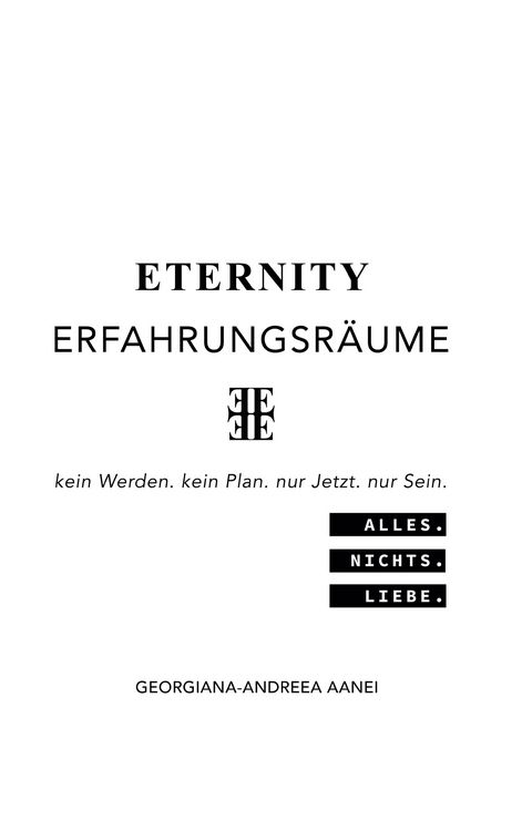 Produktbild: Eternity Erfahrungsr&auml;ume