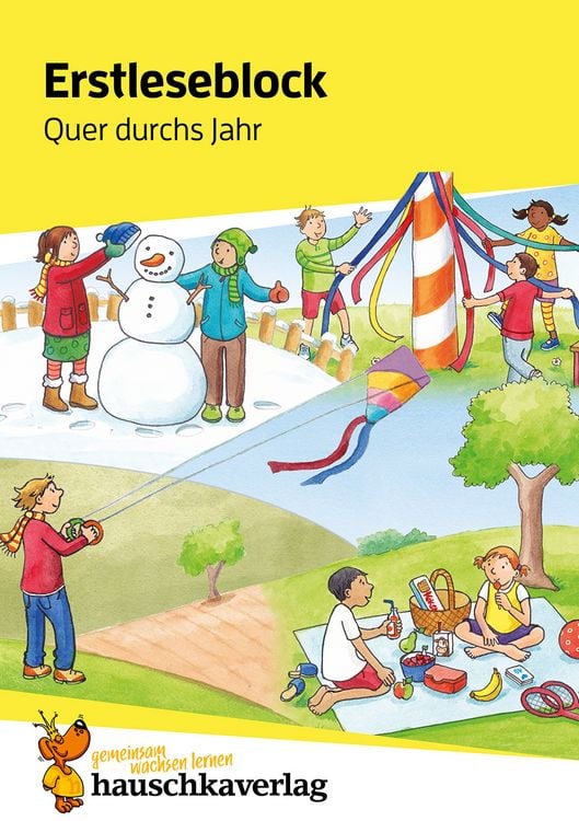 Produktbild: Lesen lernen 1. Klasse für Jungen und Mädchen - Quer durchs Jahr